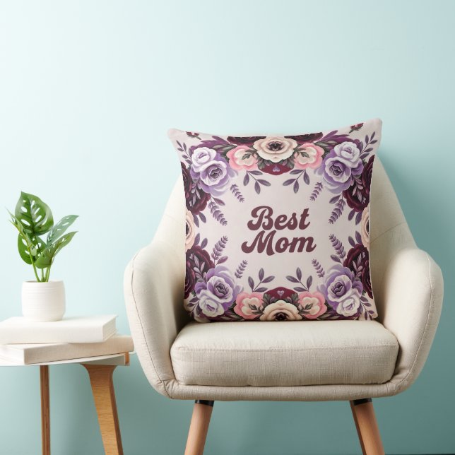 Cojín decorativo Best Mom Lavender (Silla)