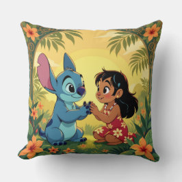 Cojín Decorativo Beste Freunde fürs Leben – Lilo & Stitch  