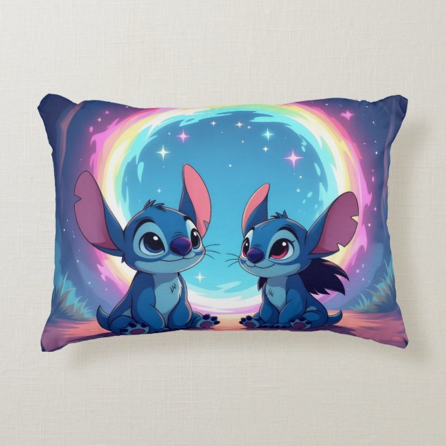 Cojín Decorativo Beste Freunde fürs Leben – Lilo & Stitch   (Anverso)