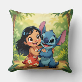 Cojín Decorativo Beste Freunde fürs Leben – Lilo & Stitch  