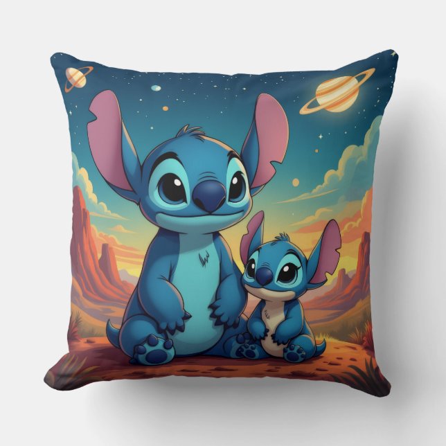 Cojín Decorativo Beste Freunde fürs Leben – Lilo & Stitch   (Anverso)