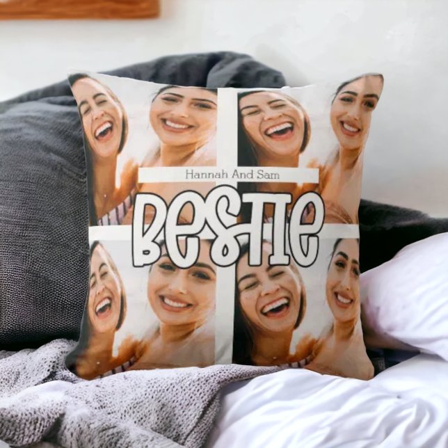 Cojín Decorativo bestie best friend bff texto de moda (Subido por el creador)