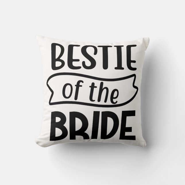 Cojín Decorativo Bestie De La Novia (Anverso)