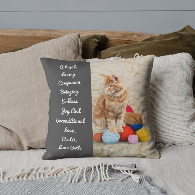 Cojín Decorativo Bestie Mascota Amigos Gato Mamá Amar BFF Regalos F (Subido por el creador)