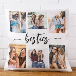 Cojín Decorativo Besties Friends 6 Collage de fotos Keepsake