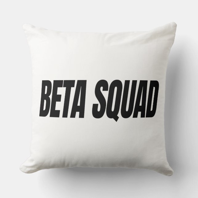 COJÍN DECORATIVO BETA SQUAD (Anverso)