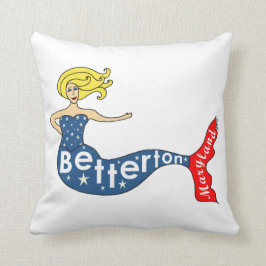 Cojín Decorativo Betterton, sirena de Maryland