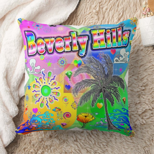 Cojín Decorativo Beverly Hills Quadro Seasons Pillow (Manta)