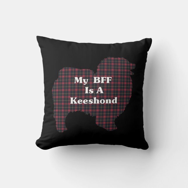 Cojín Decorativo BFF Keeshond Lovers Regalos (Anverso)