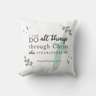 Cojín Decorativo Biblia contra filipinas 4:13