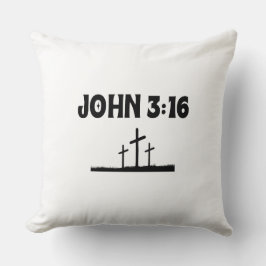 Cojín Decorativo Biblia contra John 3:16