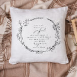 Cojín Decorativo Biblia cristiana Boho contra flores silvestres<br><div class="desc">Biblia cristiana Boho contra Cojín decorativo de flores silvestres</div>
