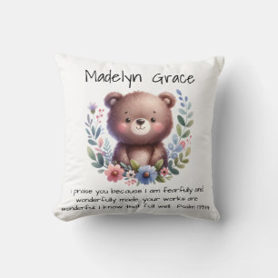 Cojín Decorativo Bíblica cristiana versus Personalizado bebé enferm