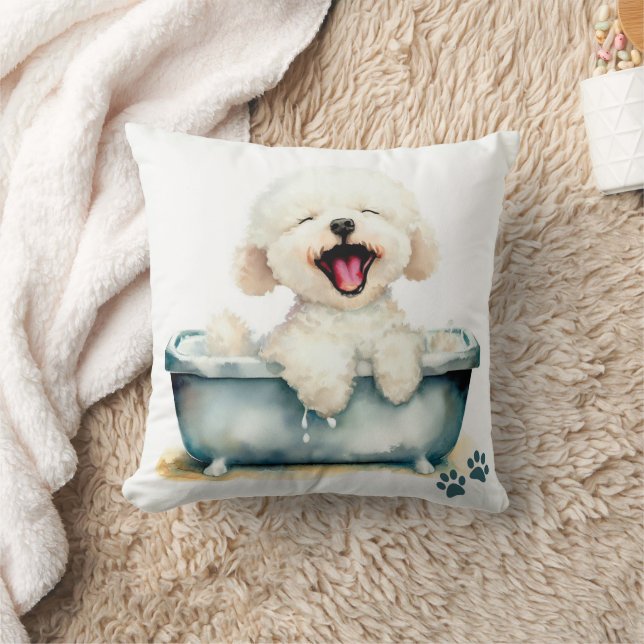 Cojín Decorativo Bichon Frise Dog (Manta)