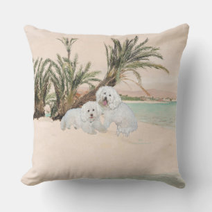 Cojín Decorativo Bichon Frise Playa Palma