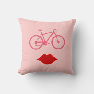 Cojín Decorativo bici y boca