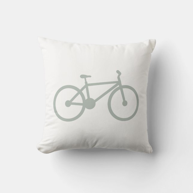 Cojín Decorativo Bicicleta Ash Gray (Anverso)