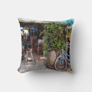Cojín Decorativo Bicicleta azul