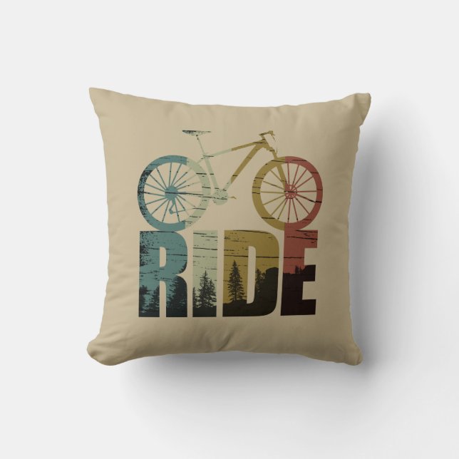 Cojín Decorativo Bicicleta de montaña (Anverso)