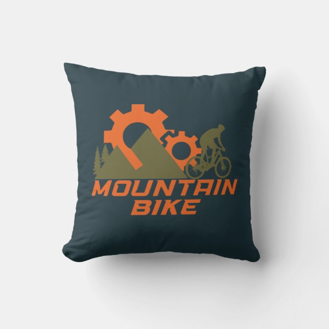 Cojín Decorativo Bicicleta de montaña (Anverso)