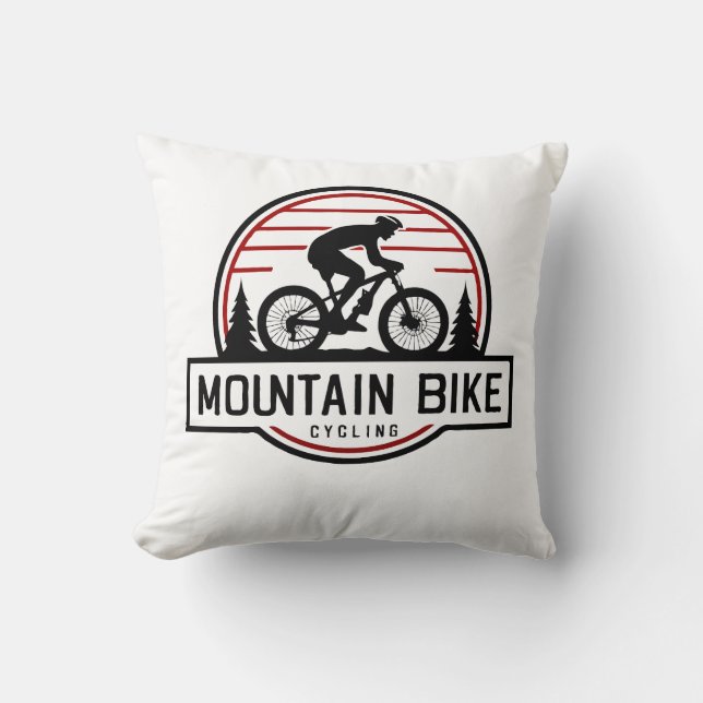 Cojín Decorativo Bicicleta de montaña (Anverso)