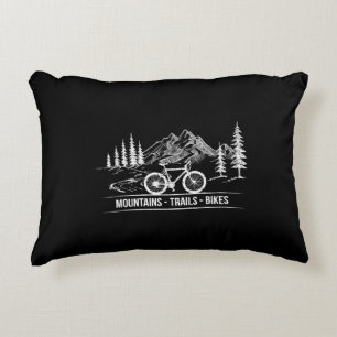 Cojín Decorativo Bicicletas de montaña - Ciclista Jinete de bicicle