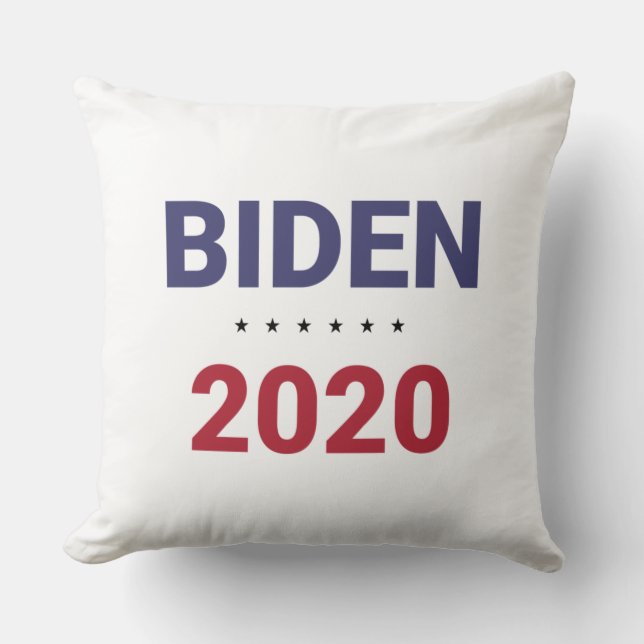 Cojín Decorativo Biden 2020 (Elecciones EEUU) (Anverso)