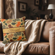 Bienaventuradas las hojas de roble otoñal modernas