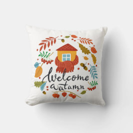 Cojín Decorativo Bienvenida Otoño