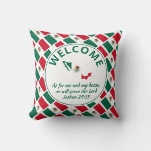 Cojín Decorativo Bienvenida Personalizado MÉXICO