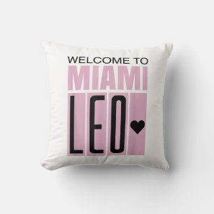 Cojín Decorativo Bienvenido a Miami Leo 10 - GOAT