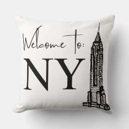 COJÍN DECORATIVO BIENVENIDO A NY