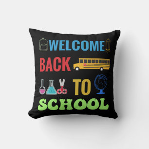 Cojín Decorativo Bienvenido De Nuevo A La Escuela