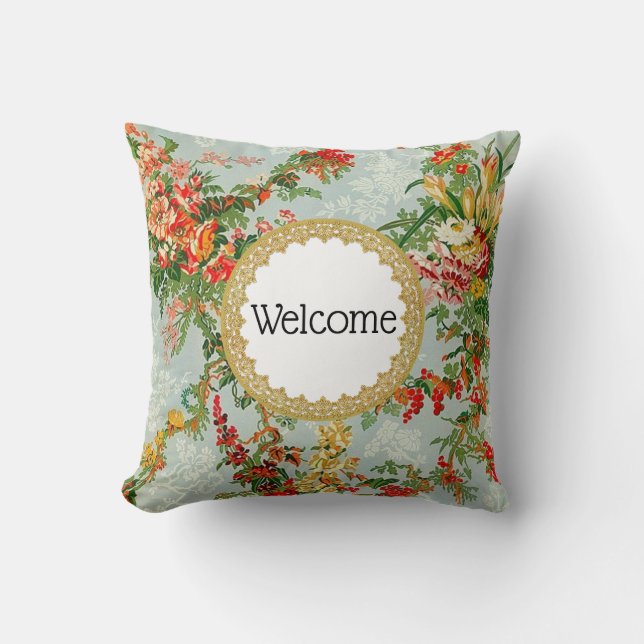 Cojín Decorativo Bienvenido Sir Matthew Digby Personalizable de Art (Anverso)