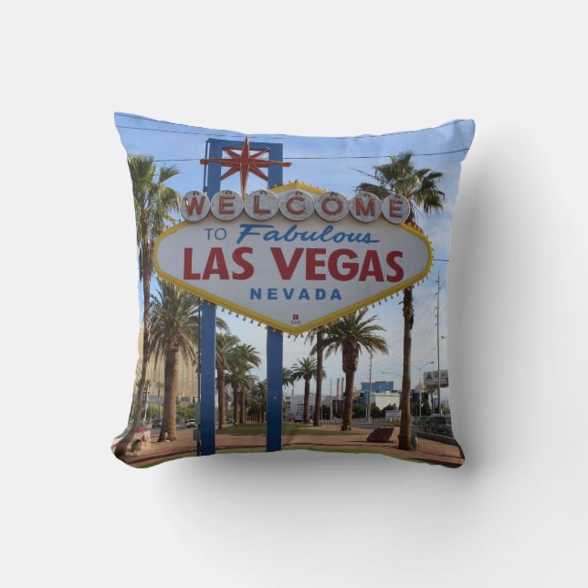 Cojín Decorativo ¡Bienvenidos A Las Vegas Pillow! (Anverso)