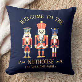 Cojín Decorativo Bienvenidos a los Navidades Nuthouse Nutcracker