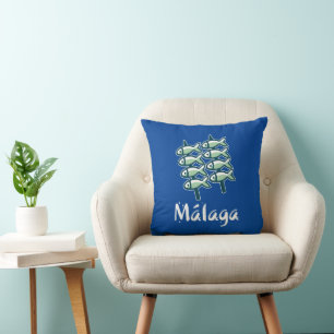 Cojín Decorativo Bienvenidos a Málaga 8: El Espeto