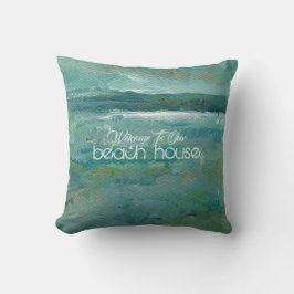 Cojín Decorativo Bienvenidos A Nuestra Casa De Playa