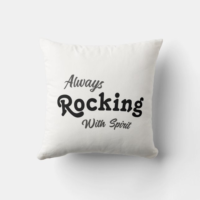 Cojín Decorativo Bienvenidos A Nuestro Porche / Siempre / Blanco / (Reverso)