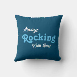 Cojín Decorativo Bienvenidos A Nuestro Porche / Siempre / Ocean Blu