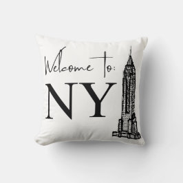 COJÍN DECORATIVO BIENVENIDOS A NY
