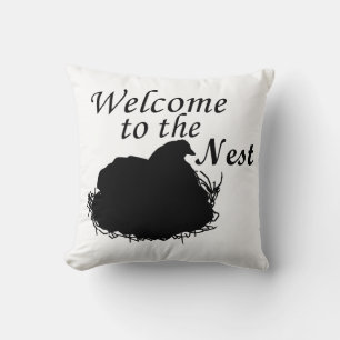 Cojín Decorativo Bienvenidos al nido
