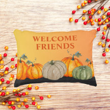 Bienvenidos Calabazas Colores de Otoño