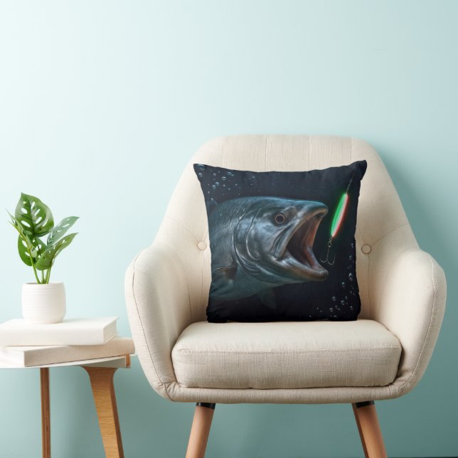 Cojín Decorativo Big Fish with Neon Lure (Silla)