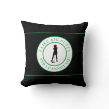 Big Putts Funny Lady Golf Moderno Black Green Cute