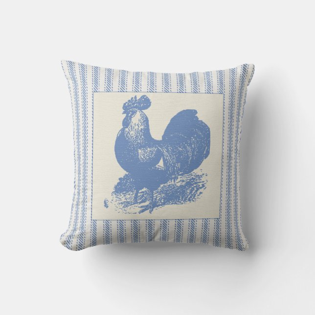 Cojín Decorativo Big Rooster o Coq con puntas (Anverso)