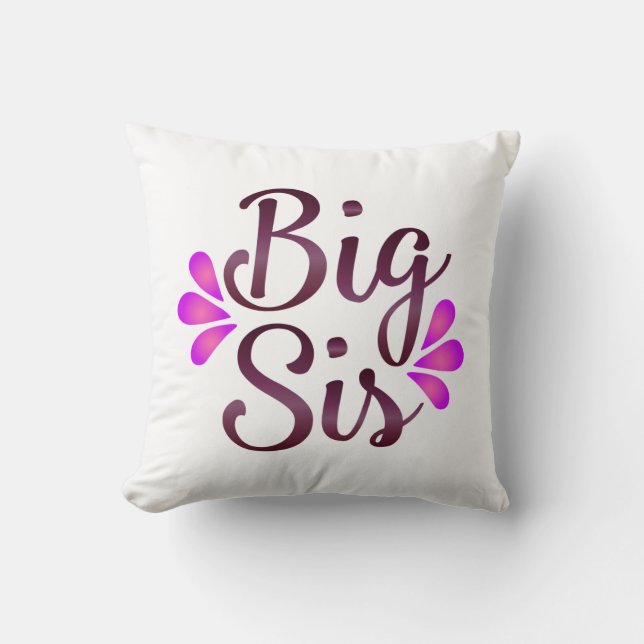 Cojín Decorativo Big Sis (Anverso)