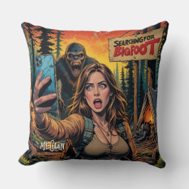 Cojín Decorativo Bigfoot Sasquatch Selfie