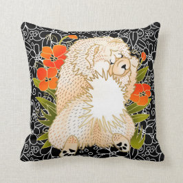 Cojín Decorativo BINDI MINGSIE -almohada de vaca crema derecha/izqu