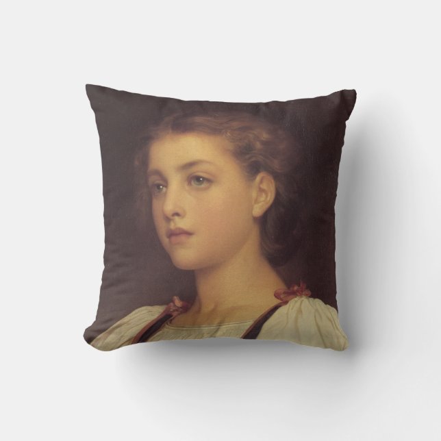 Cojín Decorativo Biondina (de Frederic Leighton) (Anverso)